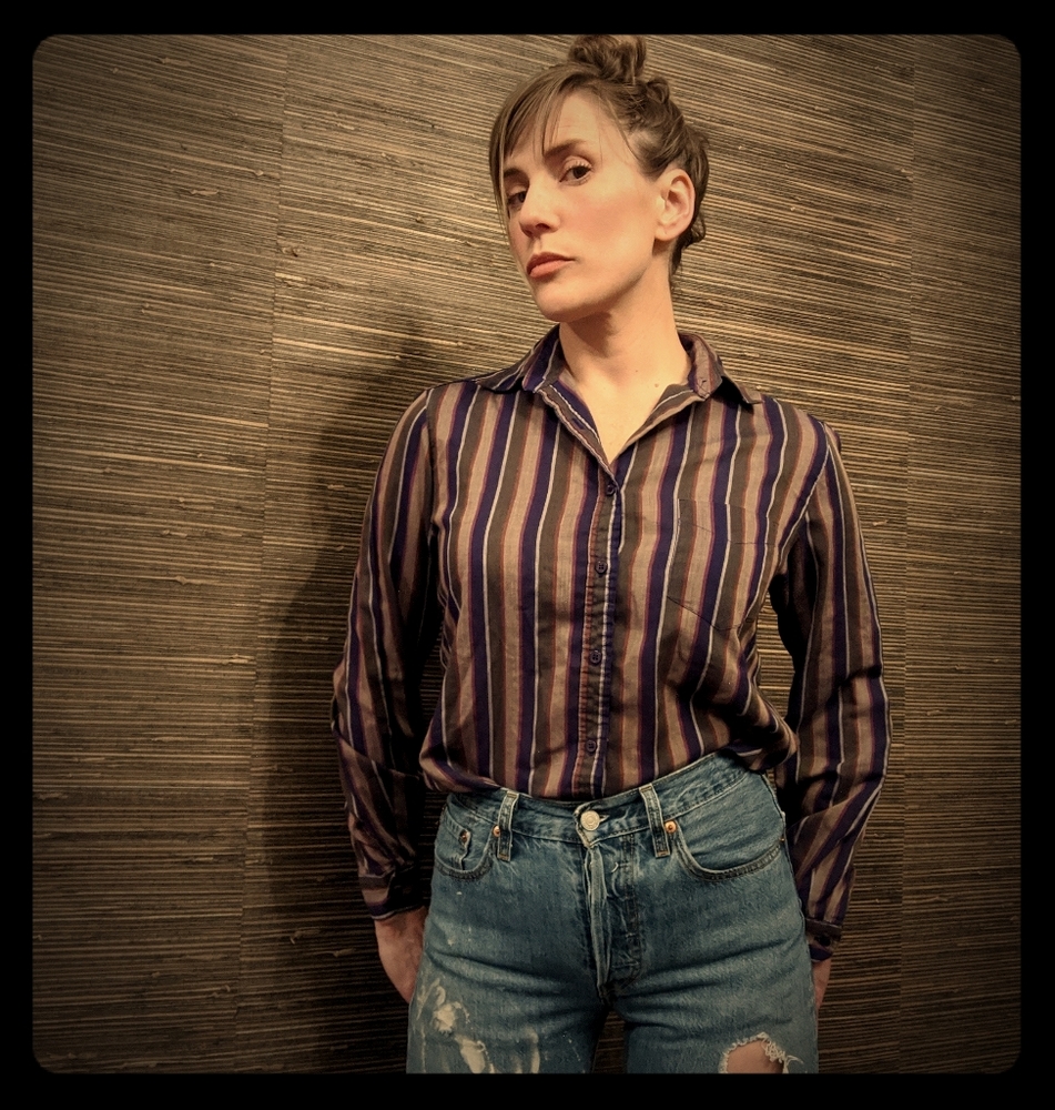 60's vintage button down shirt